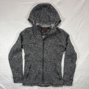 Mammut Chamuera‎ Jacket Mens XS Gray Marled Full Zip Fleece Hoodie